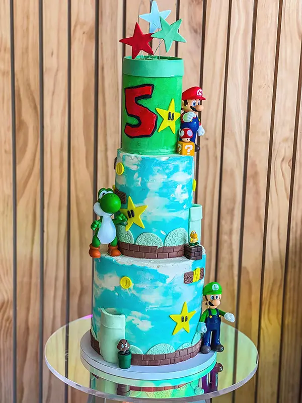 custom mario cake